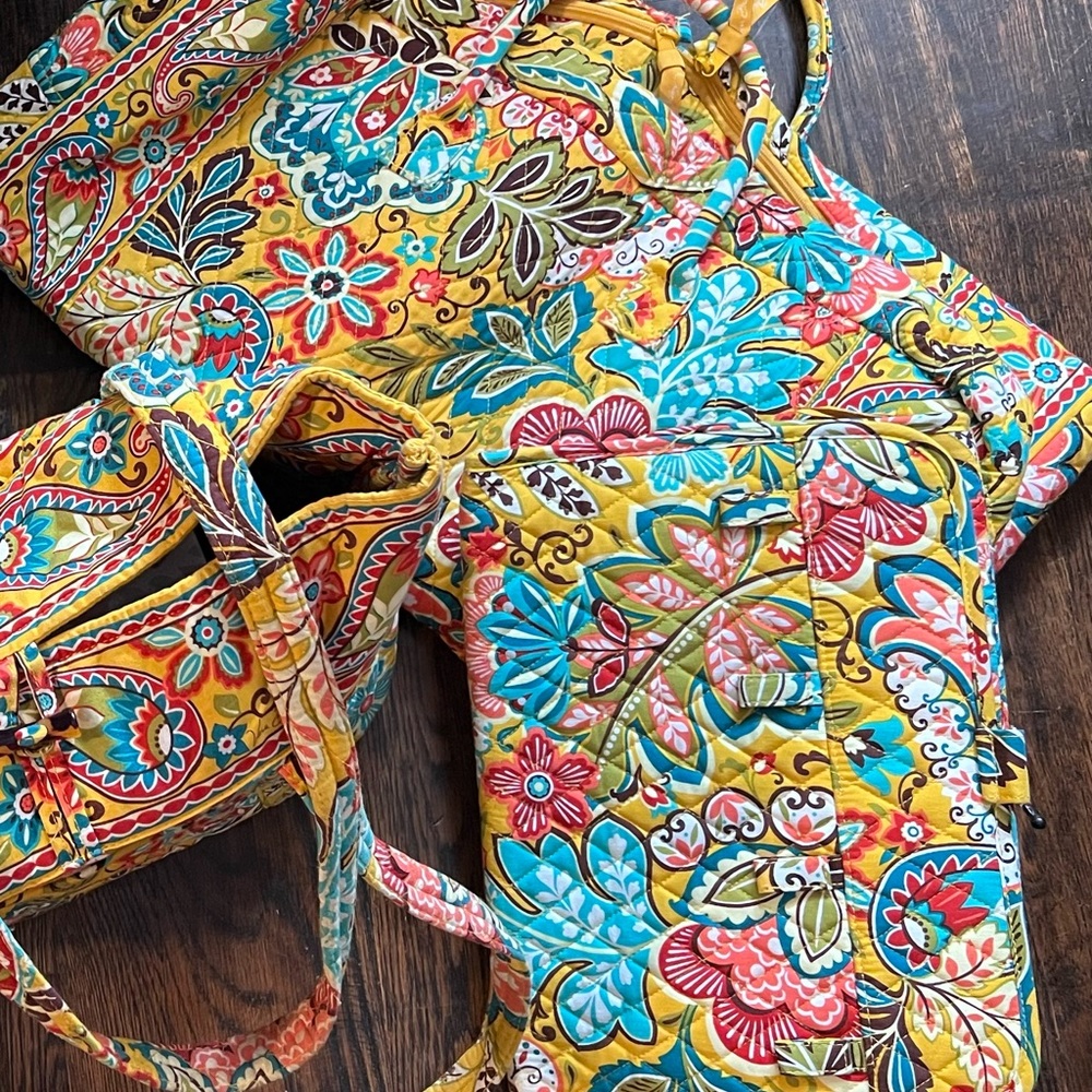 3 Vera Bradley Provençal bags